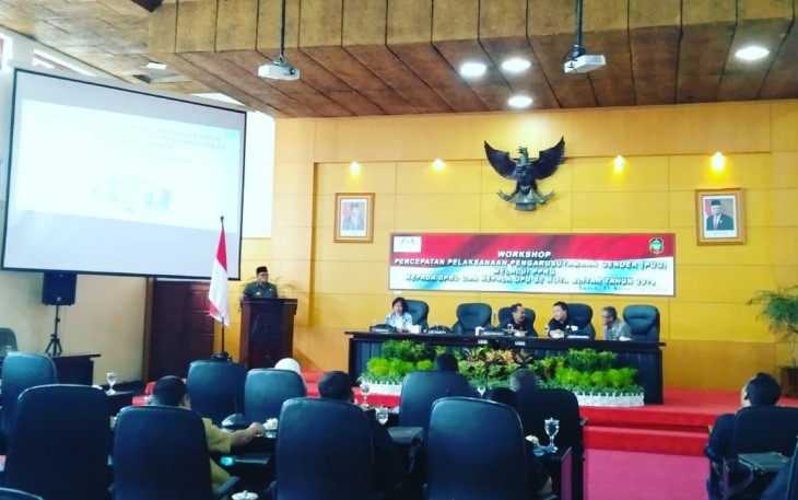 DPRD Kota Blitar Apresiasi Workshop PUG oleh Pemkot Blitar 