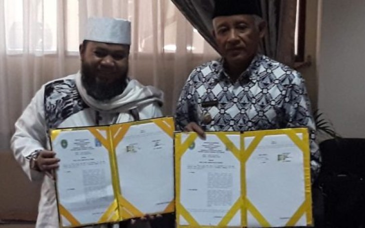 Wali Kota Bengkului Helmi Hasan Dan Bupati Sleman Sri Purnomo Teken MoU 