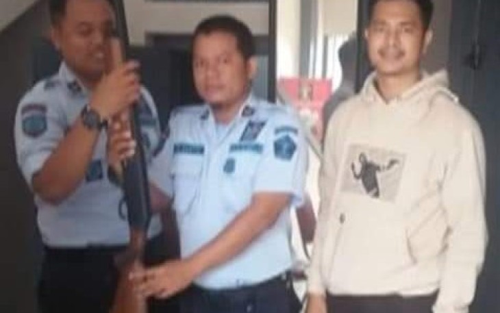 Satintelkam Polres Tegal Cek Senjata Api Lapas