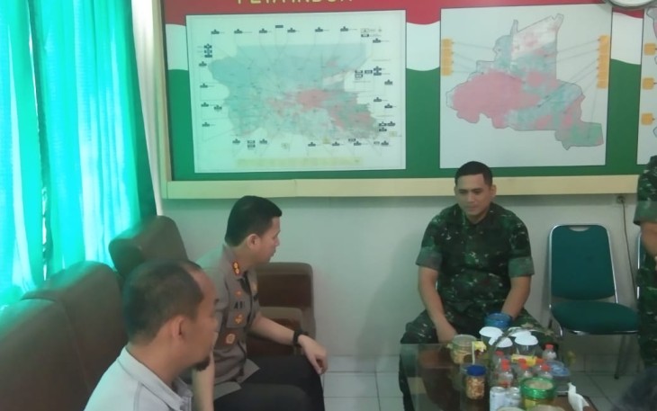 Dandim 0506/Tgr Terima Kunjungan Kapolresta Bandara Soetta