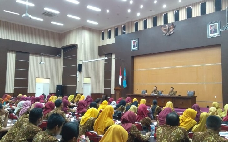 Suasana Pembekalan Persiapan Uji Kesehatan terhadap CPNS di Kabupaten Blitar