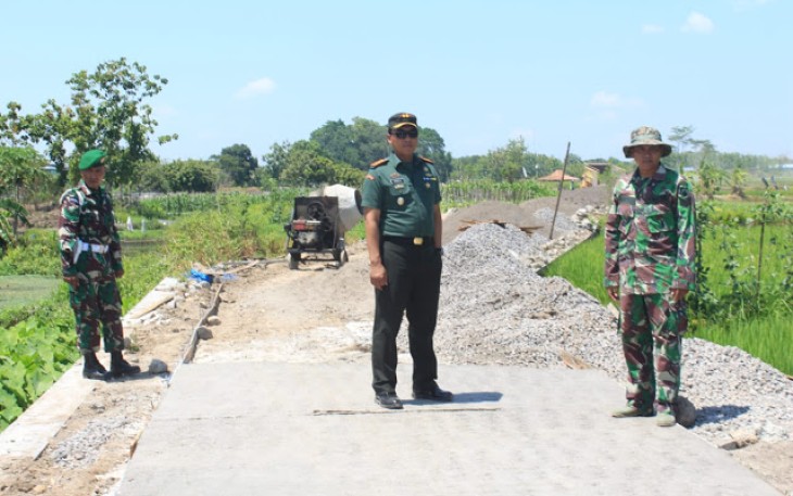 Dandim Klaten Letkol Kav Minarso SIP Tinjau Lokasi Binter Terpadu   