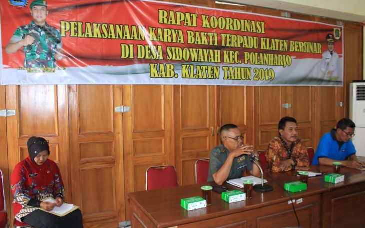 Binter Terpadu Kodim Klaten AkanTerlaksana Pada Karya Bhakti Mandiri Klaten Bersinar