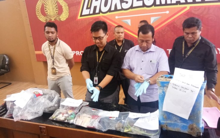 Polisi Gelar Press Release Barang Bukti
