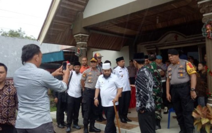 Wali Kota Bengkulu Helmi Hasan Monitoring  Gereja di Kota Bengkulu