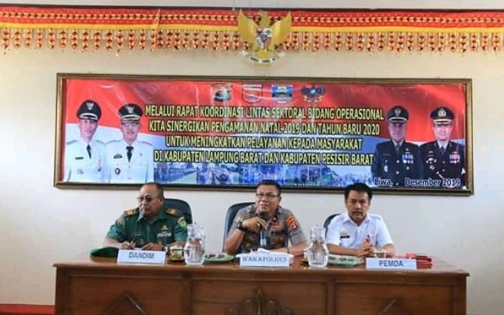 Rapat Koordinasi Operasi Lilin Krakatau Pengamanan Natal Dan Tahun Baru 2020