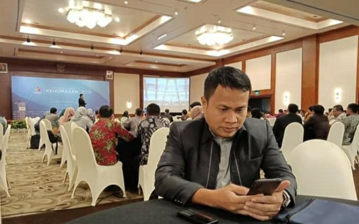 Ketua Bawaslu Asahan Khomaidi Hambali Siambaton 