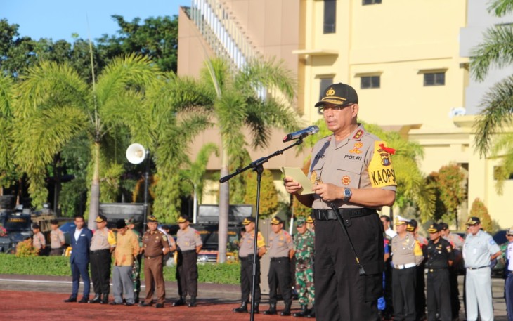 Kapolda Aceh Irjen Pol Rio Septianda Djambak Pimpin Apel Operasi Lilin Rencong 2019 