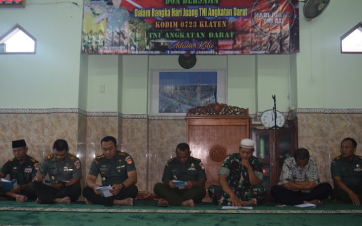 Lantunan Asmaul Husna Saat Doa Bersama Hari Juang TNI AD