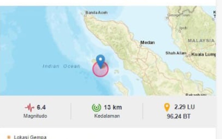Gempa Sinabang