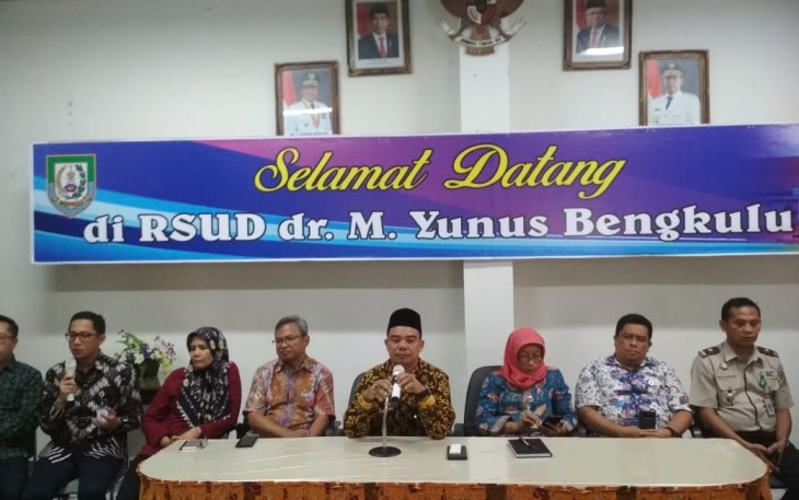 Konferensi pers RSMY Bengkulu