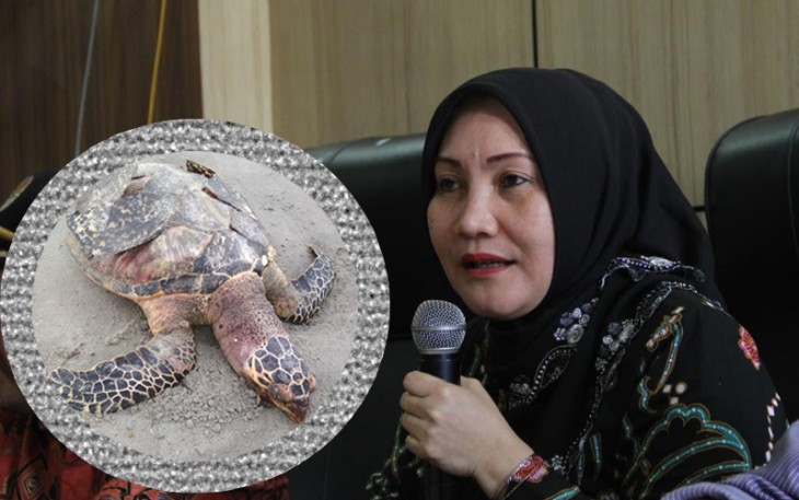 Asisten II Setda Provinsi Bengkulu Yuliswani saat gelar press release