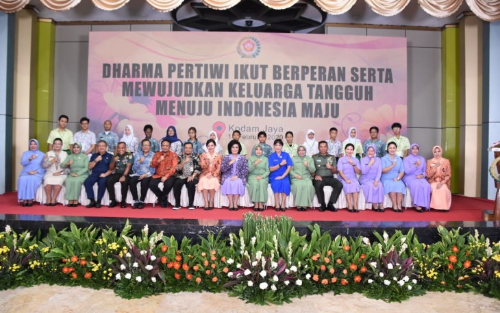 Pembukaan Rangkaian HUT Ke-56 Dharma Pertiwi Digelar di Kodam Jaya