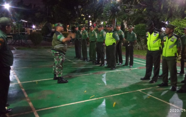 Koramil 03/GP Gelar Apel Bulanan Bersama Mitra Jaya