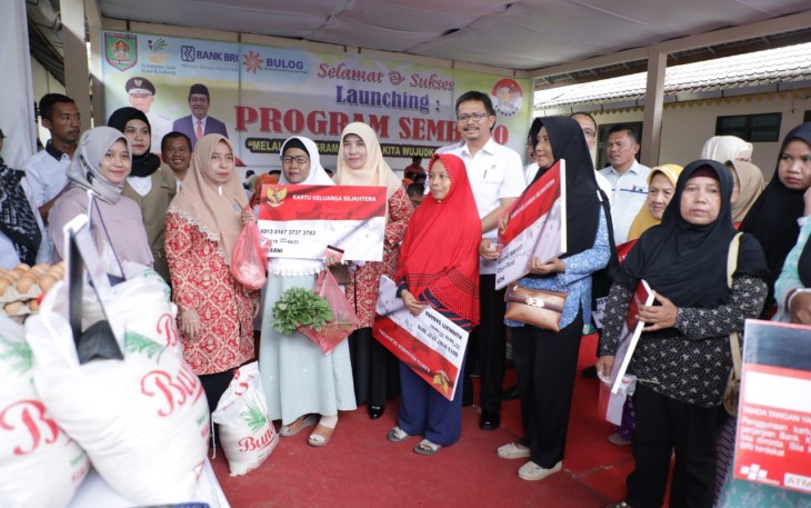 Dinsos Asahan Launching Program Sembako