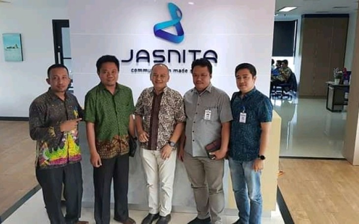 Pemkab Lambar Audiensi Bersama PT Jasnita Telekomindo
