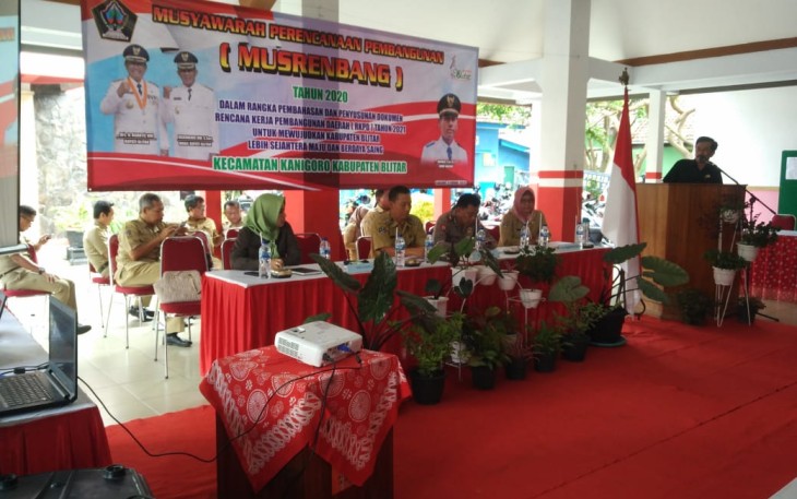 Musrenbang Kecamatan Kanigoro Kabupaten Blitar tahun 2020
