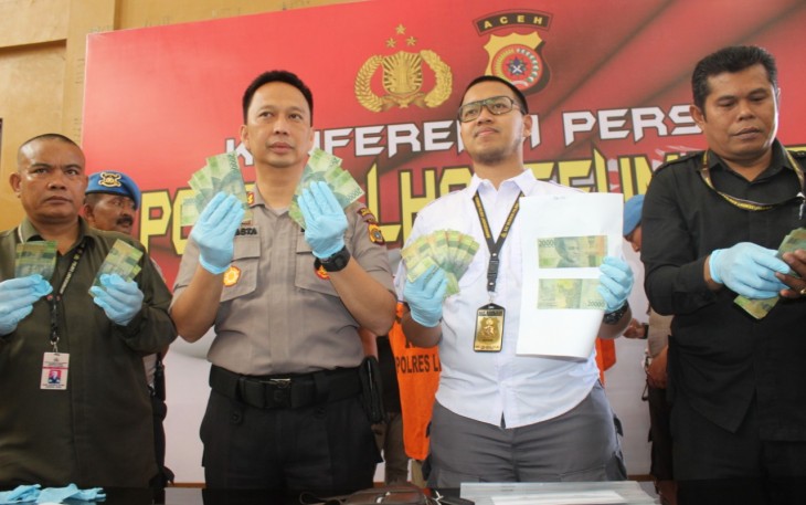Dua Pelajar Pengedar Uang Palsu Ditangkap Polisi
