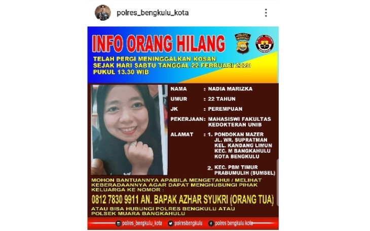 Info orang hilang