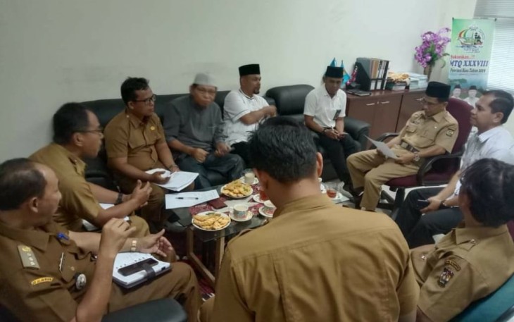 Panitia MTQ ke 51 Tingkat Kabupaten Kampar Lakukan Persiapan