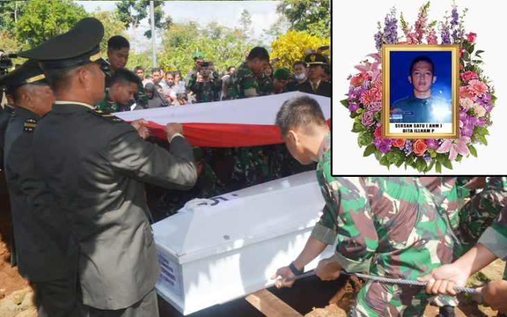 Pemakaman Sertu Anumerta Dita Ilham Primojati