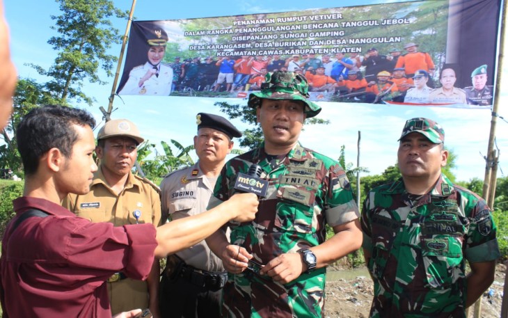 Komandan Kodim 0723 Klaten Letkol Kav Minarso SIP 
