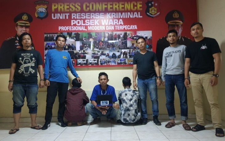 Polsek Wara Tangkap Dua Pencuri Barang Elektronik