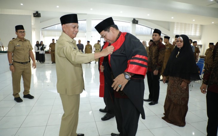 Bupati Asahan Lantik dan Baiat Dewan Hakim Festival Nasyid Tingkat Kabupaten