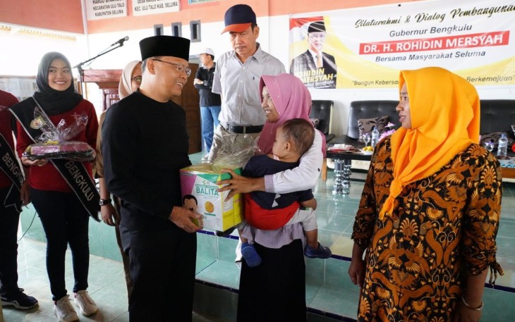 Gubernur Rohidin Kunker ke Desa Hargo Binangun Seluma
