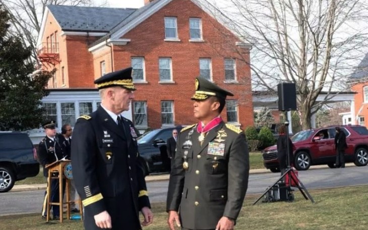 Kasad terima Medali Kehormatan dari Amerika Serikat