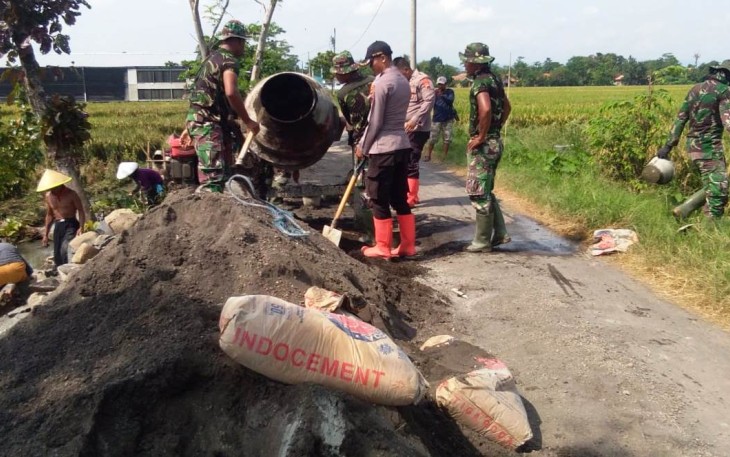 Talud TMMD di Jlubang Dijamin Kelar