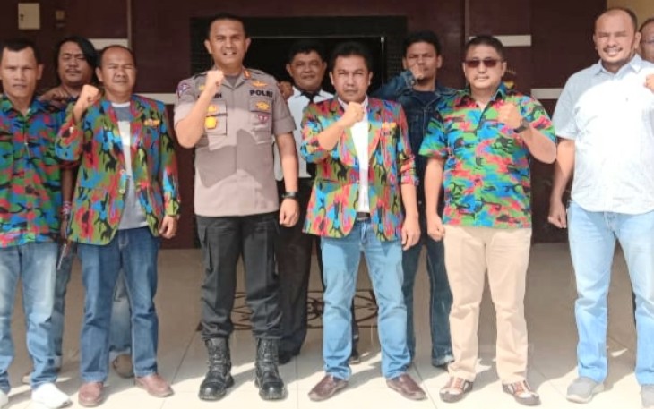 SPSI Samosir Kopdar Dengan Kapolres