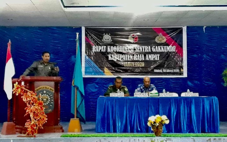 Bawaslu Raja Ampat Gelar Rakor Sentra Gakumdu