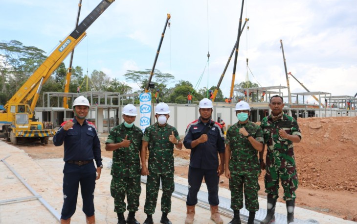 Pembangunan Rumah Sakit Khusus untuk Tangani Pasien Terpapar Corona di Pulau Galang Hampir Selesai