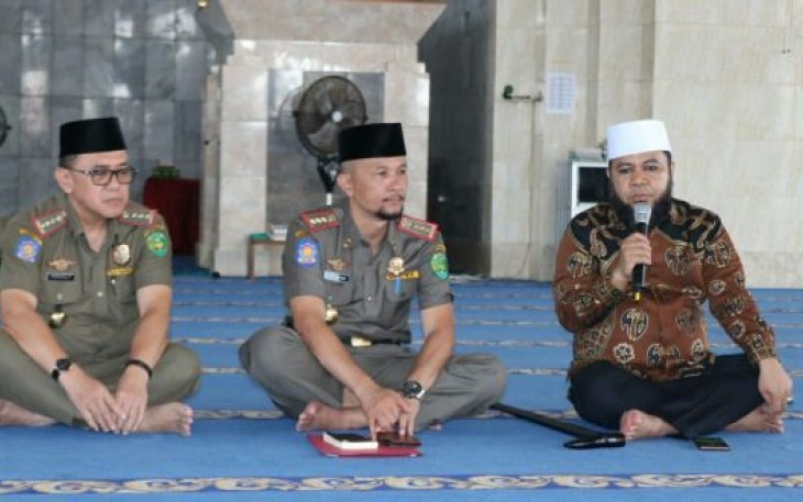 Wali Kota Bengkulu Helmi Hasan Saat Berikan Arahan  