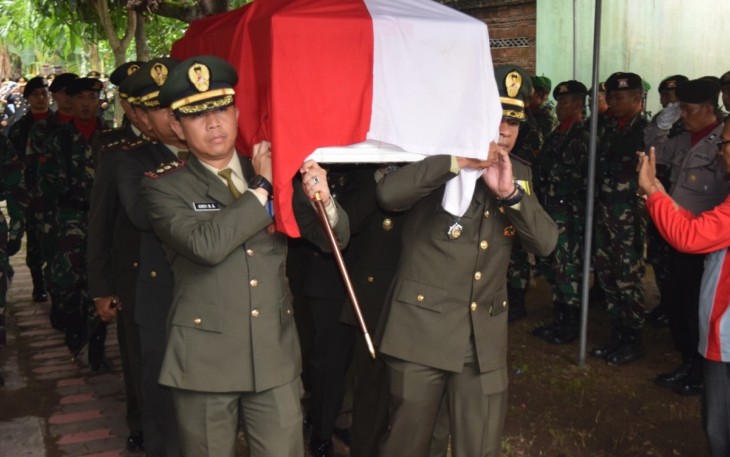 Upacara Persemayaman Almarhum Kolonel Kav Anumerta Bambang Kristianto Bawono