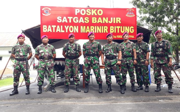 Yonmarhanlan VIII Manado Kirim 1 SST Marinir
