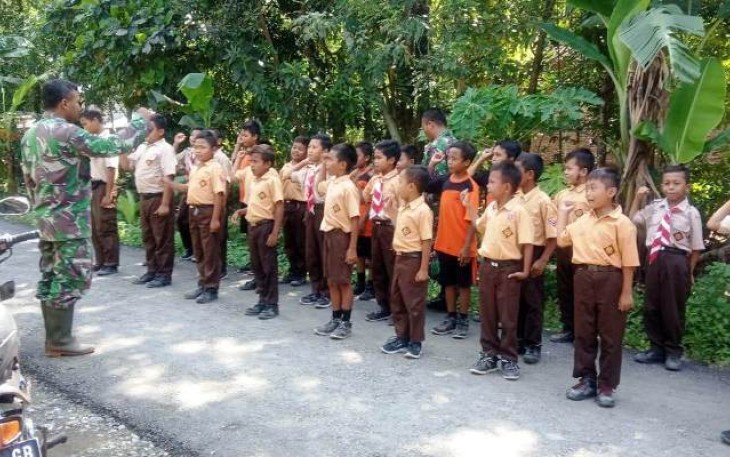 Hadirnya TNI Pekalongan Telah Membentuk Karakter Anak Desa Pantirejo