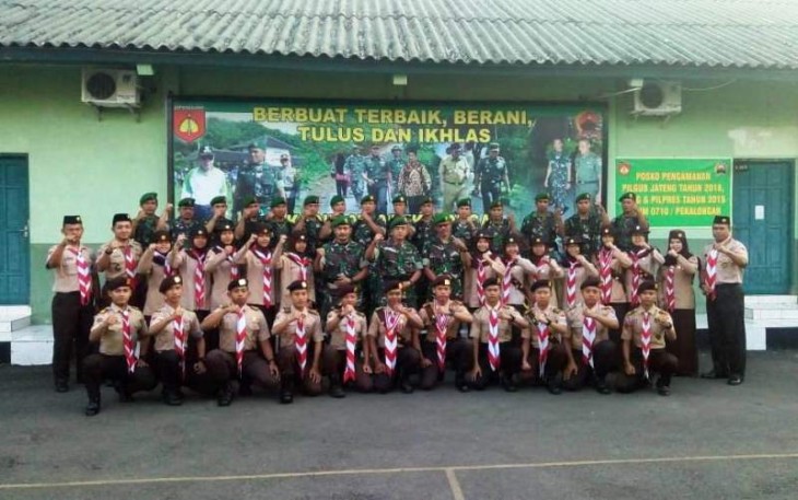 Saka Wira Kartika Siap Perkuat Pekerjaan Satgas TMMD Reguler Pekalongan