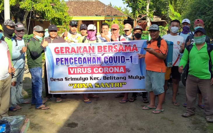 Gerakan Desa Srimulyo Cegah Covid-19