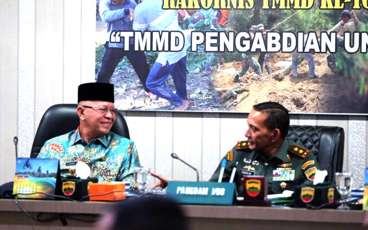 Pemkot Tanjungpinang Dukung Kegiatan TMMD ke-107