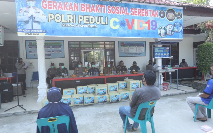 Gerakan Bhakti Sosial Serentak Polri Peduli Covid-19