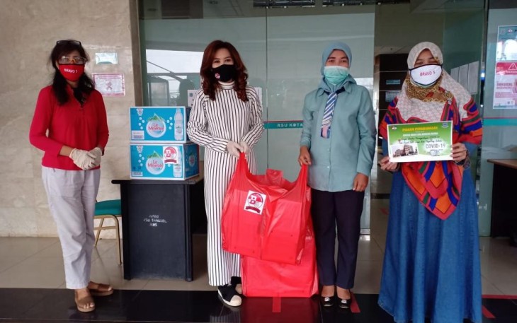 Divisi Perempuan Pejuang Bravo Lima Peduli Tim Medis Ditengah Pandemi Covid-19 dan Bulan Puasa Ramadhan