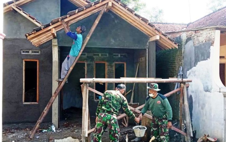 Satgas TMMD Torehkan Prestasi di Perehabpan Rumah