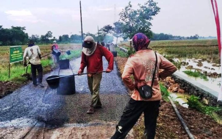 Jalan TMMD Reguler Pekalongan Ruas Jlubang-Bulaksari Segera Rampung