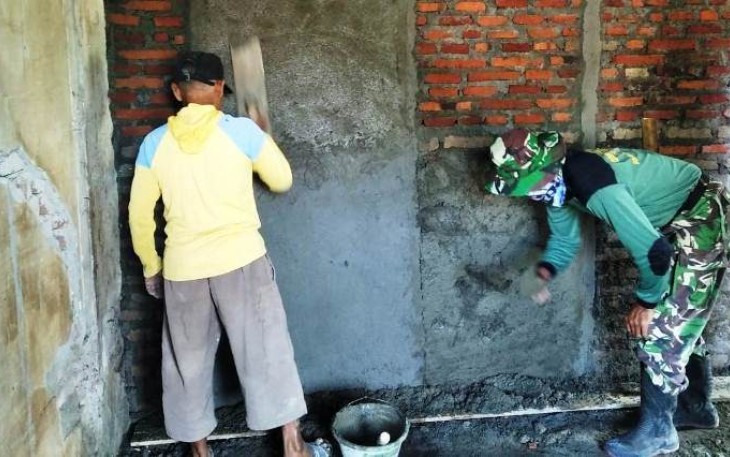 Prajurit Ini Bangga Bisa Menorehkan Prasasti di TMMD Reguler Pekalongan