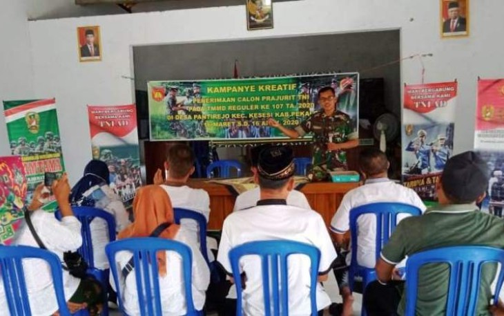 Inilah Materi Kampanye Kreatif Rekrutmen TNI-AD di Lokasi TMMD Reguler Pekalongan