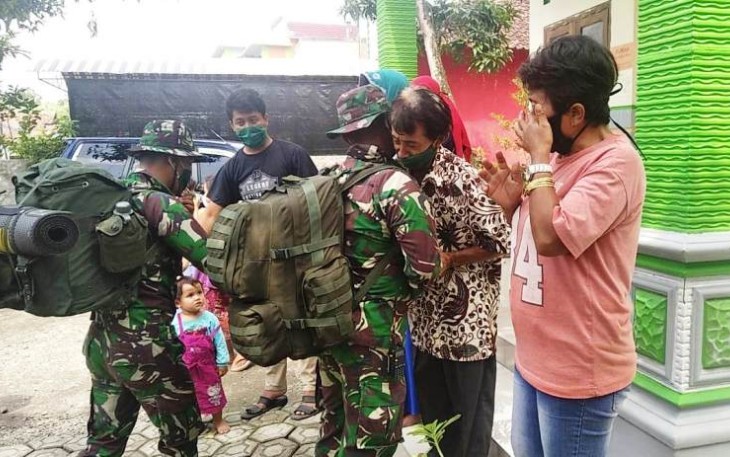 Satgas TMMD Reguler 107 Kodim 0710 Pekalongan Berpamitan 