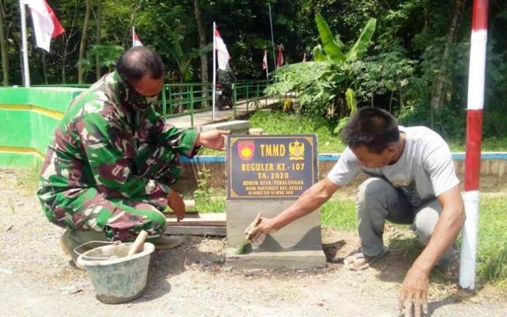 Prasasti TMMD Reguler Pekalongan Dipersiapkan