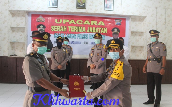 Kapolres Pimpin Sertijab Kasat Lantas Polres Batu Bara 